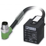 Кабель для датчика / исполнительного элемента - SAC-3P-MR/ 0,3-PUR/A-1L-Z SCO - 1434934