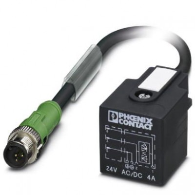 Кабель для датчика / исполнительного элемента - SAC-3P-MS/ 0,6-PUR/A-1L-Z SCO - 1434895