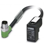 Кабель для датчика / исполнительного элемента - SAC-3P-MR/ 0,3-PUR/C-1L-Z SCO - 1435483