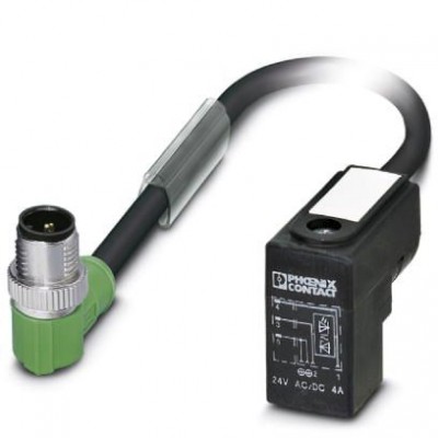 Кабель для датчика / исполнительного элемента - SAC-3P-MR/ 0,3-PUR/C-1L-Z SCO - 1435483