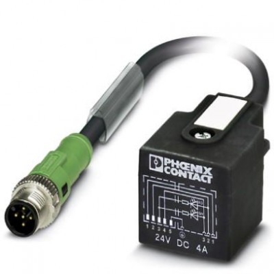 Кабель для датчика / исполнительного элемента - SAC-5P-MS/ 3,0-PUR/AD-2L SCO - 1435069