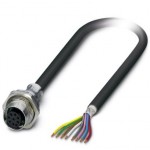 Встраиваемые разъемы - SACCBP-FS-8CON-M16/1,0-PUR SCO - 1419357
