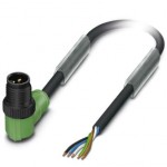 Кабель для датчика / исполнительного элемента - SAC-5P-M12MR/ 1,5-PUR P - 1442638