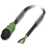 Кабель для датчика / исполнительного элемента - SAC-5P-M12MS/10,0-PUR P - 1442421