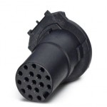 Встраиваемые разъемы - SACC-CI-M12FS-17CON-L180 THR - 1441998