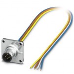 Встраиваемые разъемы - SACC-SQ-M12MSD-4CON-20/0,5 - 1441626