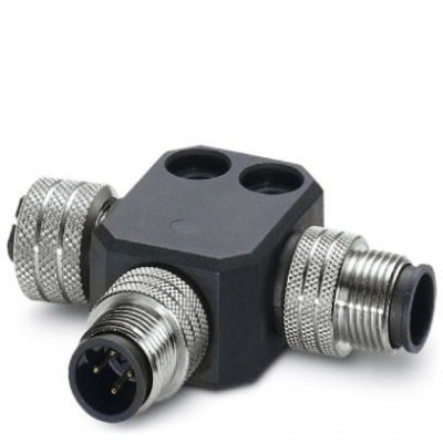 Т-распределитель - SAC-M12T/2XM12 PB - 1440672