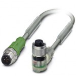 Кабель для датчика / исполнительного элемента - SAC-5P-M12MS/ 0,6-802/M12FR-3L - 1454464