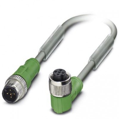 Кабель для датчика / исполнительного элемента - SAC-5P-M12MS/ 3,0-802/M12FR - 1457296