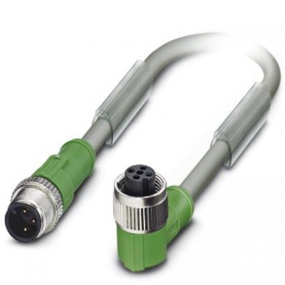 Кабель для датчика / исполнительного элемента - SAC-3P-M12MS/ 3,0-800/M12FR - 1456844