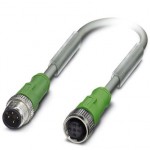Кабель для датчика / исполнительного элемента - SAC-4P-M12MS/ 0,3-800/M12FS - 1457050
