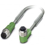 Кабель для датчика / исполнительного элемента - SAC-4P-M12MS/ 0,3-800/M12FR - 1457089