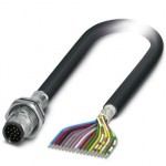 Встраиваемые разъемы - SACCBP-MS-17CON-M16/1,0-PVCSCO - 1442308