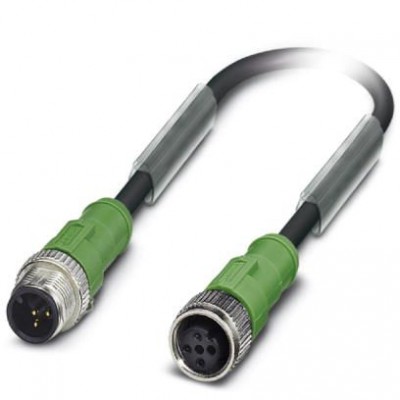 Кабель для датчика / исполнительного элемента - SAC-3P-M12MS/5,0-PUR/M12FS 345 - 1402561