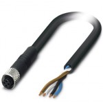 Кабель для датчика / исполнительного элемента - SAC-4P- 1,5-PUR/M5FS - 1530469