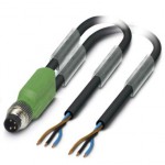 Кабель для датчика / исполнительного элемента - SAC-3P-M8Y/2X 1,5-PUR - 1458622