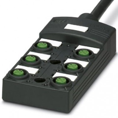 Коробка датчика и исполнительного элемента - SACB-6/ 6-10,0PUR SCO P - 1452466