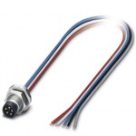 Встраиваемые разъемы - SACC-E-M8MS-5CON-M10/0,5 DN - 1424234