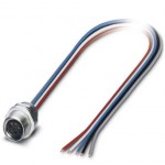 Встраиваемые разъемы - SACC-E-M8FS-5CON-M10/0,5 DN - 1424233