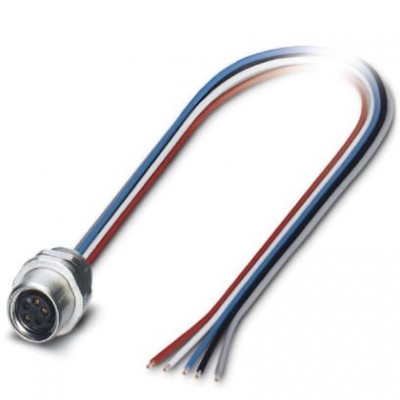 Встраиваемые разъемы - SACC-E-M8FS-5CON-M10/0,5 DN - 1424233