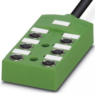 Коробка датчика и исполнительного элемента - SACB-6/ 6- 5,0PUR SCO - 1517000