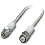Кабель для датчика / исполнительного элемента - SAC-5P-M12MS/0,3-600/M12FS HD - 1404063