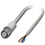 Кабель для датчика / исполнительного элемента - SAC-4P-1,5-600/M12FS SH HD - 1403985