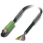 Кабель для датчика / исполнительного элемента - SAC-8P-M 8MS/ 1,5-PUR - 1404178