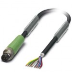 Кабель для датчика / исполнительного элемента - SAC-8P-M 8MS/ 1,5-PUR SH - 1404137