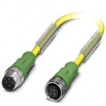 Кабель для датчика / исполнительного элемента - SAC-4P-M12MS/ 0,3-PUR/M12FS D - 1696015