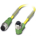 Кабель для датчика / исполнительного элемента - SAC-4P-M12MS/0,3-PUR/M12FR D - 1696057