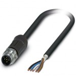 Кабель для датчика / исполнительного элемента - SAC-5P-M12MS/10,0-28X SH OD - 1407265