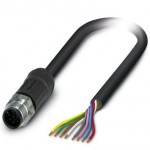 Кабель для датчика / исполнительного элемента - SAC-8P-M12MS/ 2,0-28X OD - 1407271