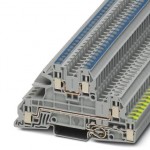 Заземляющие клеммы для выполнения проводки в зданиях - UTI 2,5-PE/L/N - 3076030