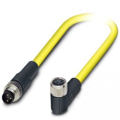 Кабель для датчика / исполнительного элемента - SAC-3P-M8MS/ 0,5-542/M8 FR BK - 1406274