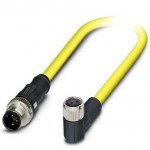 Кабель для датчика / исполнительного элемента - SAC-3P-MS/0,5-542/M8 FR SCO BK - 1406297