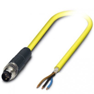 Кабель для датчика / исполнительного элемента - SAC-3P-M8MS/10,0-542 SH BK - 1406046