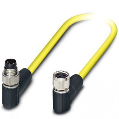 Кабель для датчика / исполнительного элемента - SAC-3P-M8MR/0,5-542/M8FR SH BK - 1406057