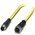 Кабель для датчика / исполнительного элемента - SAC-4P-M8MS/ 0,5-542/FS SCO BK - 1406198