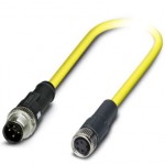 Кабель для датчика / исполнительного элемента - SAC-4P-MS/0,5-542/M8 FS SCO BK - 1406216