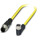 Кабель для датчика / исполнительного элемента - SAC-4P-MS/0,5-542/M8 FR SCO BK - 1406219