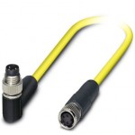 Кабель для датчика / исполнительного элемента - SAC-4P-M8MR/0,5-542/M8FS SH BK - 1406009