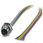 Встраиваемые разъемы - SACC-DSI-M12FS-12P-M16XL/0,5 - 1411589