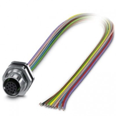 Встраиваемые разъемы - SACC-DSI-M12FS-12P-M16XL/0,5 - 1411589