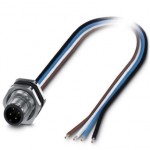 Встраиваемые разъемы - SACC-DSI-M12MS-4P-M16XL/0,5 - 1411591