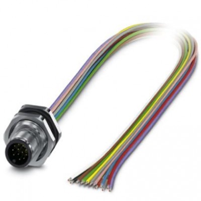 Встраиваемые разъемы - SACC-DSI-M12MS-12P-M16XL/0,5 - 1411596