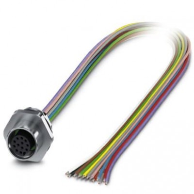 Встраиваемые разъемы - SACC-E-M12FS-17P-M16XL/0,5 - 1411576