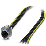 Встраиваемые разъемы - SACC-E-M12FSS-4P-M16XL/0,5 PE - 1411605