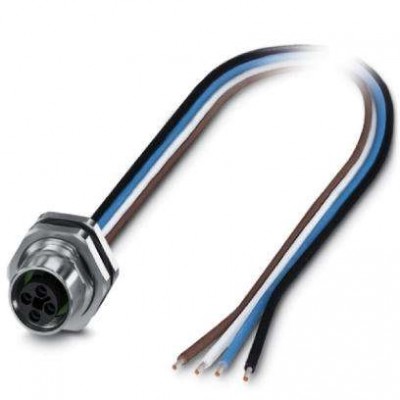 Встраиваемые разъемы - SACC-DSI-M12FST-4P-M16XL/0,5 - 1411599