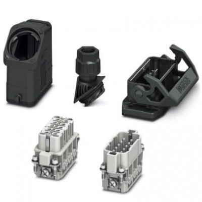 Комплект вставных соединителей - HC-EVO-A10UT-BWS-HH-M20-PLRBK - 1411356